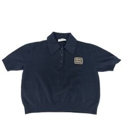 在庫一掃 ミュウミュウ ポロシャツ レディース 半袖 アパレル 服