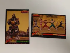 森永 スーパー戦隊ウエハース 25周年アニバーサリーカード 223枚＋3枚おまけ 森永製菓 - S04-s072 当時物 森永 ウエハース スーパー戦隊25周年