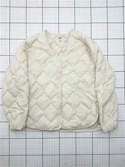 ◇ Θ ユニクロ UNIQLO ウルトラライトダウンジャケット Sサイズ ベージュ系 レディース E  【1604140007234】