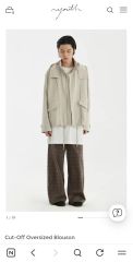 COOTIEJacquardCheckWoolShortChester Coat - メルカリ