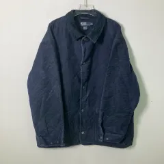ポロラルフローレン ネイビー キルティング ジャケット XL