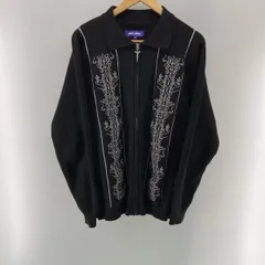 【中古】FUCKING AWESOME BULL SHIRT ZIP CARDIGAN ブラック L ファッキングオーサム[24]のサムネイル