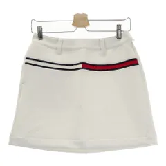 サイズ：M TOMMY HILFIGER GOLF トミー ヒルフィガーゴルフ  ストレッチスカート  ホワイト系 [240101671587] ゴルフウェア レディース ストスト