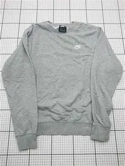 ◇ ⊇ ナイキ NIKE クルーネック スウェット トレーナー グレー系 Sサイズ メンズ E  【1604140011194】