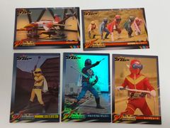 カーレンジャー カード 4枚セット ナガサキヤ 激走戦隊 カーレンジャー