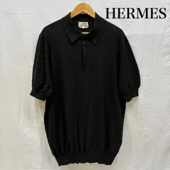 エルメス ストライプ ワッフル 切替 コットン 半袖 ポロシャツ イタリア製 レディース XXL ISItems【USED】【古着】【中古】50157834のサムネイル