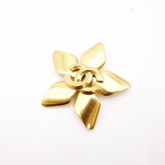 CHANEL】シャネル ゴールド クリーバー 四つ葉 ココマーク ブローチ
