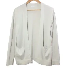 ユナイテッドアローズ UNITED ARROWS ワシ ノーボタン カーディガン 1115-199-0015 長袖 ウォッシャブル S ベージュ /X