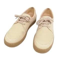 クラークス clarks Barleight Weave バーレイウィーブ レースアップ シューズ モカシン 23cm ライトベージュ ピンク