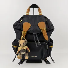 【中古】BURBERRY バーバリー リュックサック バックパック ブラック ナイロン ヴィンテージ レディース 【中古美品】HIBUOCHI VINTAGE hboc260424a12のサムネイル