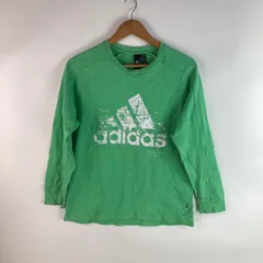 adidas ビッグロゴTシャツ メンズ S グリーン 35010007