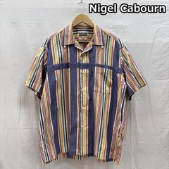 ✨美品✨オルゲイユ Stripe Knit Shirt ニットシャツ 開襟 - メルカリ