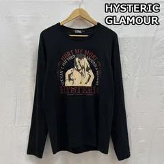 ヒステリックグラマー HURT ME MORE ガール プリント クルーネック ロンT 長袖 Tシャツ メンズ M ISItems【USED】【古着】【中古】50158240