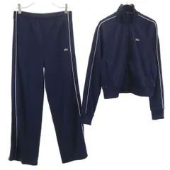 美品 LACOSTE ラコステ トラックジャケット 上下 セットアップ 36 ネイビー ジャージ レディース 古着のサムネイル