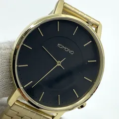 動作未確認　KOMONO　コモノ　腕時計 ハーロウ HARLOW レディース ブラック KOM-W4123　クォーツ腕時計のサムネイル