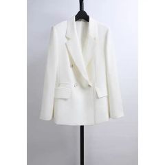 新品】Mukii テーラードジャケット ホワイト大野真理子 - メルカリ