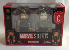 サニーサイドアップ HAPPYくじ BE@RBRICK MARVEL STUDIO ペアボックス賞 C.THOR & LOKI 100%