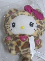 ハローキティ ヒョウ柄 豹柄 マスコット ぬいぐるみ キティ 2001