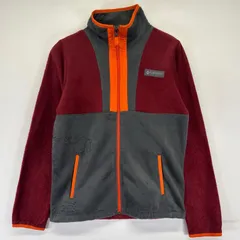 古着 コロンビア Columbia フリース ジャケット フルジップ ワンポイントロゴ アウトドア マルチカラー L  グレー系 レディースのサムネイル
