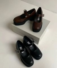 MM6 Masion Margiela メリージェーンレザーシューズ38 - メルカリ