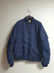 Carhartt カーハート アッシュ 下 ブルゾン ジャケット ブルー NIGHT Lのサムネイル