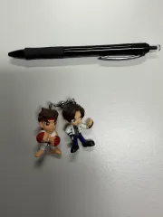 ストリートファイター 류 (RYU) キングオブファイター 쿄우 (KYO) ミニ フィギュア