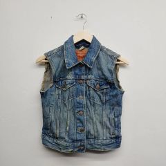 Levi's リーバイス デニムベスト Lサイズ ブラック 山田レン TSY | Mercari