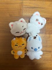クソハムちゃん マスコット ラウンドワン限定 全4種コンプリートセット