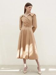 GIANA CONSUELO Shirtdress ピンク ロングワンピース - メルカリ