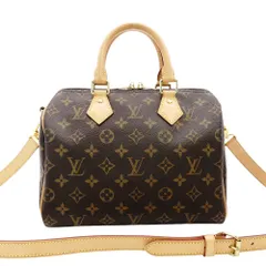 ルイヴィトン LOUIS VUITTON スピーディ25 バンドリエール M46977 モノグラムキャンバス ハンドバッグ 2way クロスボディ R801011