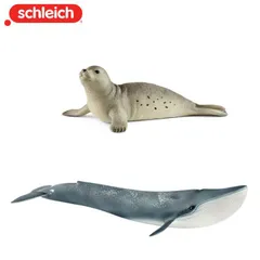 【公式】シュライヒ 玩具 おもちゃ フィギュア 人形 動物 プレゼント 知育 インテリア シュライヒ ワイルドライフ アザラシ・シロナガスクジラ 14801/14806