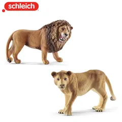 【公式】シュライヒ 玩具 おもちゃ フィギュア 人形 動物 プレゼント 知育 インテリア シュライヒ ワイルドライフ ライオン（オス・メス）セット 14726/14825のサムネイル