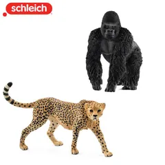 【公式】シュライヒ 玩具 おもちゃ フィギュア 人形 動物 プレゼント 知育 インテリア シュライヒ ワイルドライフ ゴリラ（オス）・チータ（メス） 14770/14746Nのサムネイル