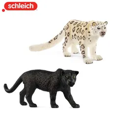 【公式】シュライヒ 玩具 おもちゃ フィギュア 人形 動物 プレゼント 知育 インテリア シュライヒ ワイルドライフ ブラックパンサー・ユキヒョウ 14774/14838のサムネイル