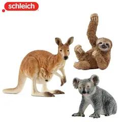 【公式】シュライヒ 玩具 おもちゃ フィギュア 人形 動物 プレゼント 知育 インテリア シュライヒ ワイルドライフ カンガルー・コアラ・ナマケモノ 14756/14815/14793Nのサムネイル