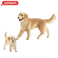 【公式】シュライヒ 玩具 おもちゃ フィギュア 人形 動物 プレゼント 知育 インテリア シュライヒ ファームワールド ゴールデン・レトリバー親子セット 16395/16396Nのサムネイル
