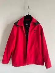 STUSSY レッド CHECK アンダーライニング ジャケットのサムネイル