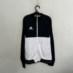 adidas 00sトラックジャケット ブラック ホワイト シンプル スポーツ