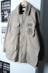 (L-XL) カステルバジャック ジップアップ ウィンドブレーカー アウター ジャケット 90年代 ウール-17511のサムネイル