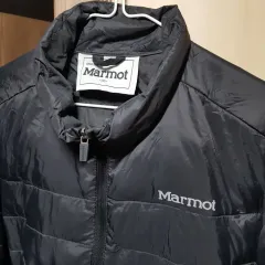 105-110 / Marmot アウトドア 軽量ブラックダウンジャケット/2ララ