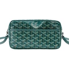 ゴヤール GOYARD カップヴェール ショルダーバッグ PVC レザー グリーン クロスボディ 7-12-847
