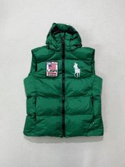 POLO Ralph Lauren 緑 sサイズ ダウンベスト 国旗 - メルカリ