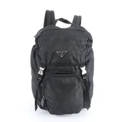 美品 プラダ テスート ナイロン 1VZ135 トライアングルロゴ レザー リュックサック リュック バックパック A4 メンズ RWE DX47-9【中古】のサムネイル