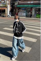 最終値引き adidas 80s 万国旗タグ 常田大輝 着用 ナイロンジャケット