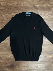 POLO RALPH LAUREN メリノウール ニット セーター ブラック