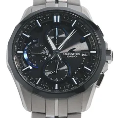 箱付 美品 CASIO カシオ OCEANUS オシアナス Manta マンタ OCW-S3001-1AJF 電波ソーラー メンズ