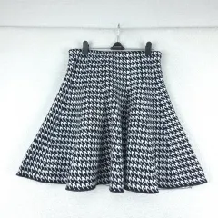 BANILACO レディース ハウンドトゥース フレアスカート(F)