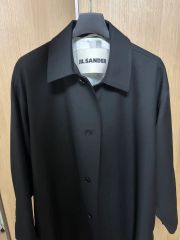 JIL SANDER WARDROBE ダブル チェスター 48 黒 コート - メルカリ