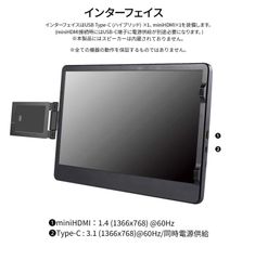 JAPANNEXT モニター JN-MD-IPS105FP 専用カバー付き - メルカリ