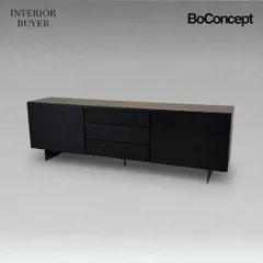 BoConcept ボーコンセプト Lugano ルガーノ ストレージユニット サイドボード 木製 ブラック モートン・ゲオーセン 定価27万のサムネイル